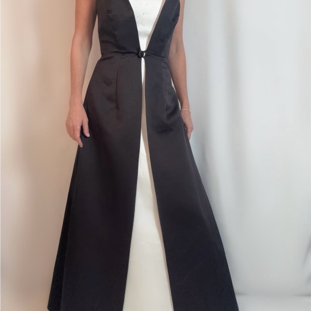 Alfred Angelo Black And White Dress